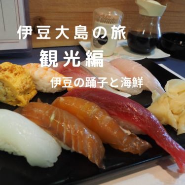 【伊豆諸島】伊豆大島への旅Part3　大島散策編　伊豆の踊子とべっこう寿司グルメ