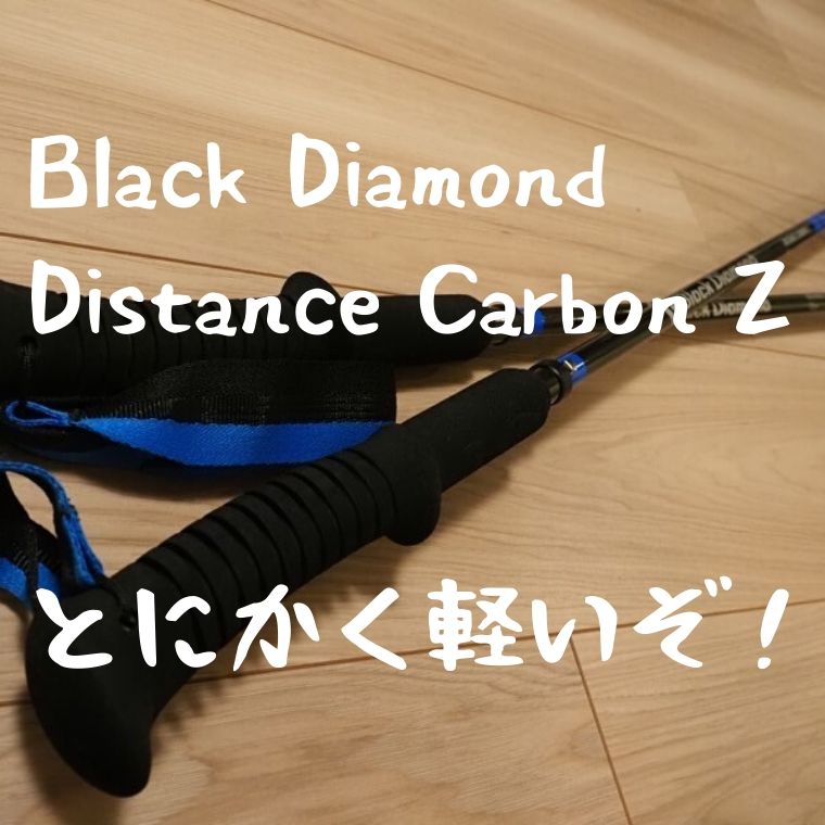 2本で285g！？驚きの軽さBlack Diamond Distance Carbon Z 110cm 