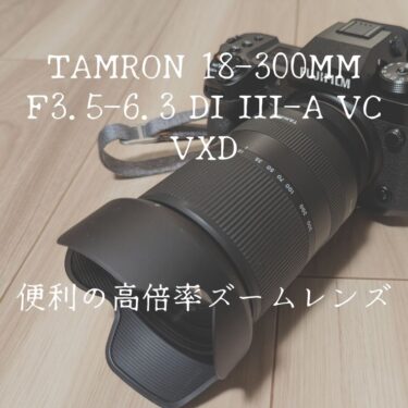 利便性ならこれ一択。登山で使うTAMRON 18-300mm F3.5-6.3 Di III-A VC VXD